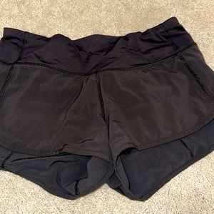 Lululemon speed up shorts black